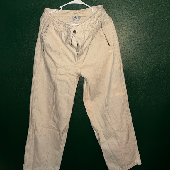 Adidas Men's Off-White Joggers - Picture 1 of 2